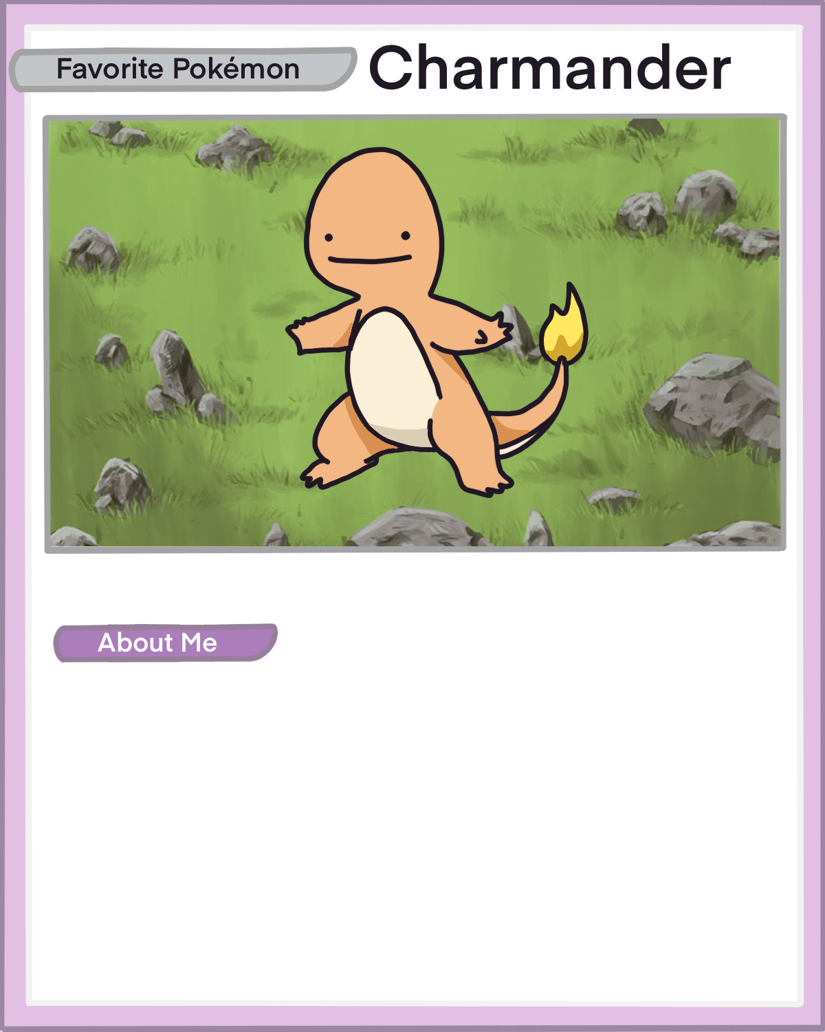Favorite Pokémon: Charmander