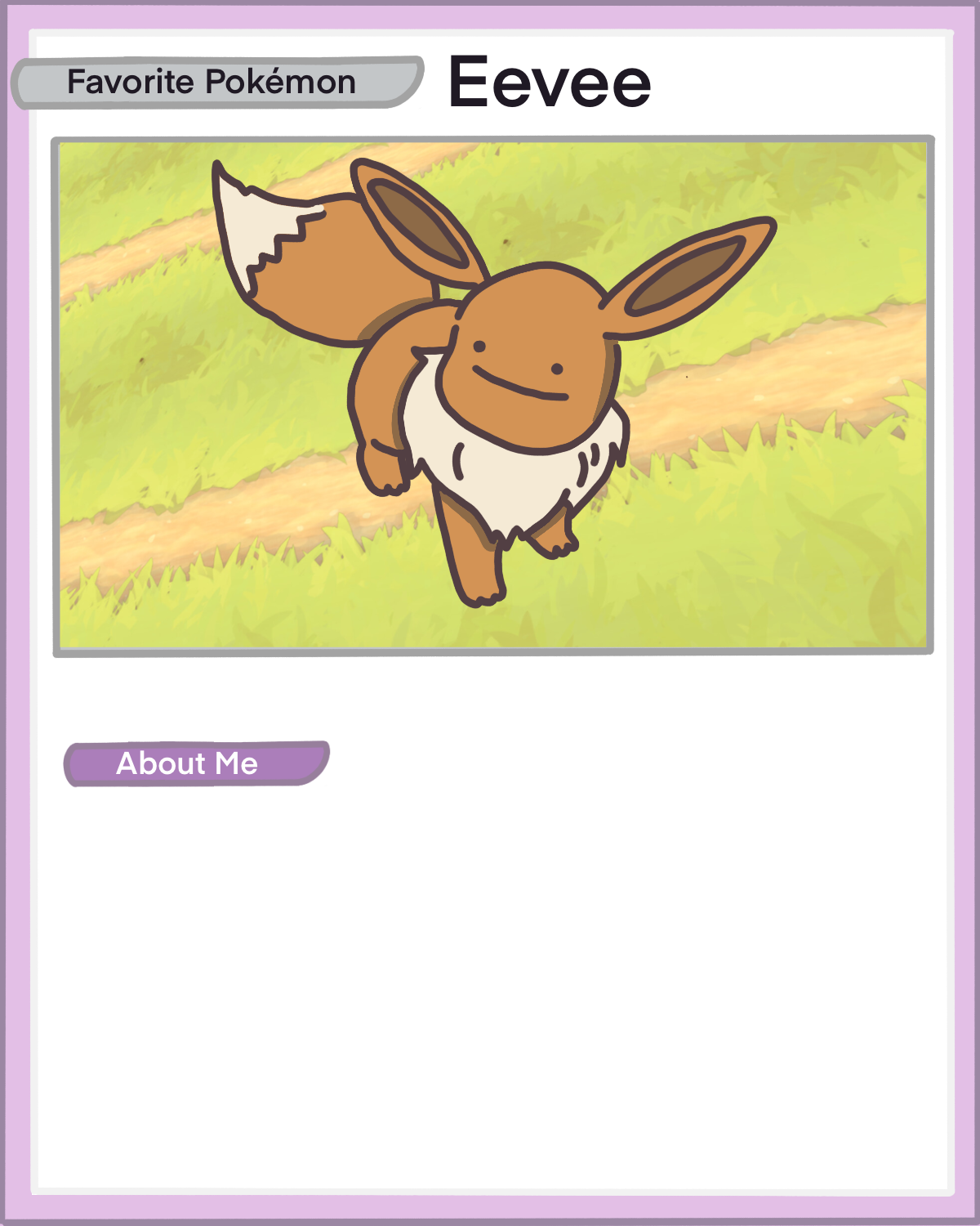 Favorite Pokémon: Eevee